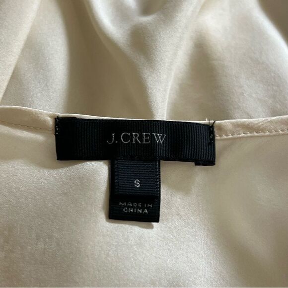 J. Crew Cream Silk Cami Camisole Small - Picture 9 of 11